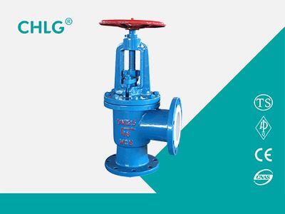 Angle Globe Valve Lined Telfon