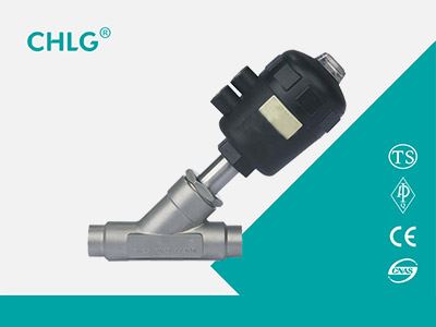 pneumatic Angle seat valve welding